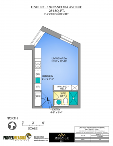 Bachelor condo floor plans in Victoria